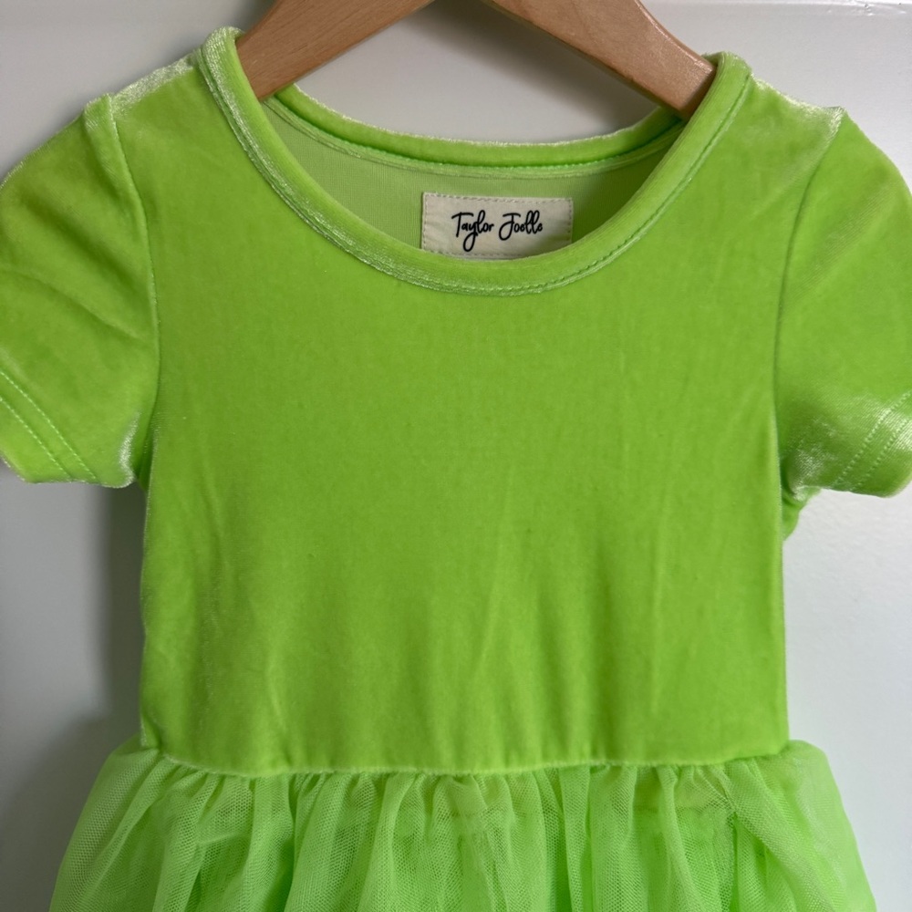 Taylor Joelle Velvet Tinkerbell Dress - Size 3 - Picture 3 of 10